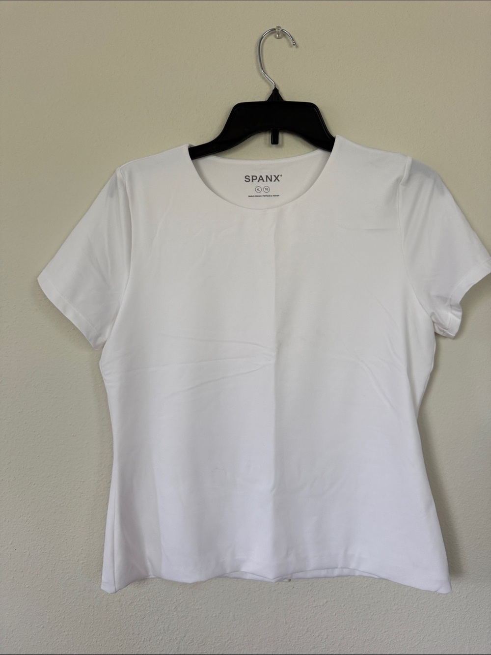 SPANX Classic Crewneck Short Sleeve Tee in White